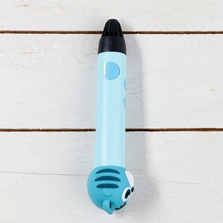 3D handle of tigernok, work with plastic PLA, USB power cable, blue-2