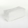 Cosmetic bag at the lightning textura, white color