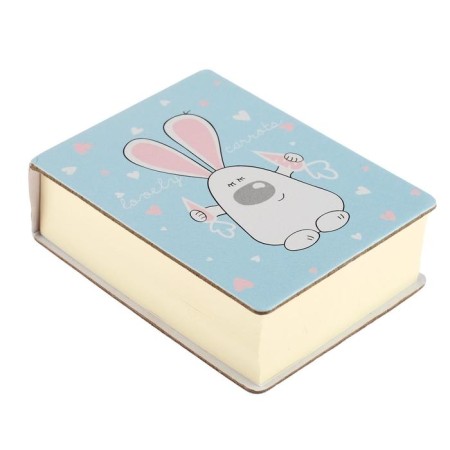 Notepad B8, 63 x 83 mm, 250 sheets Smart Journal, hard cover, tinted block 70 g/m2, mix-6