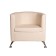 Armchair Mars 660x710x650 White gloss