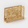 Salvetnitsa decorative "Hearts", Golden color