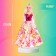 Dasha doll "Dasha" in a dress, with accessories