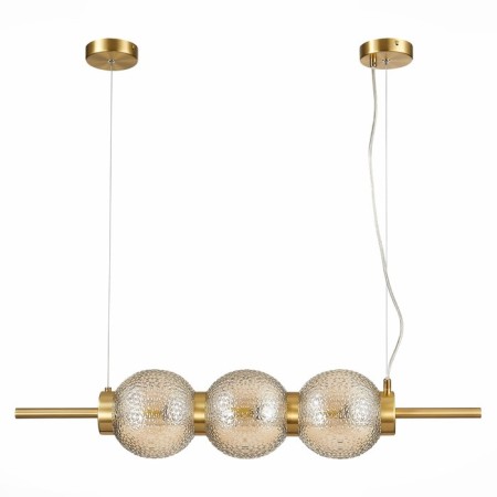 Suspension lamp ST LUCE. SL1155.313.03. Marena. 3x40 watts, E14, 83x16.5 cm, brass color
