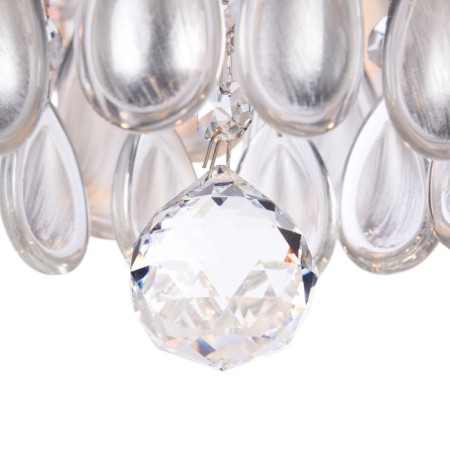 Freya Fr2302CL-09S Chabrol, 755x755x551 mm, E14, 9x40W, silver color-2