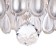Freya Fr2302CL-09S Chabrol, 755x755x551 mm, E14, 9x40W, silver color