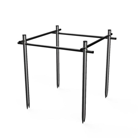 Builder, d = 56 cm, h = 55.5 cm, steel, black
