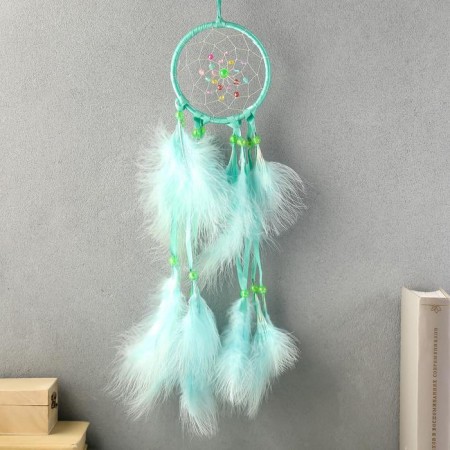 Dreams "Web with pearls" d = 11 cm light green 40 cm