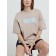 Female T -shirt, size XS, beige color