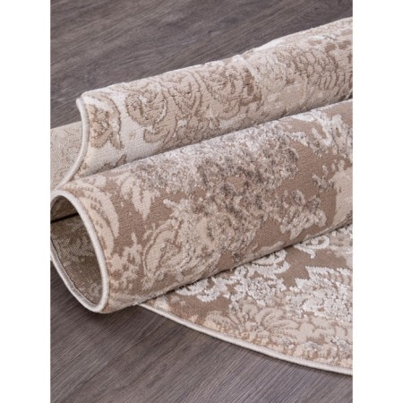 Round Car Karmen Hali Armina, size 240x240 cm, color Brown/Brown-2
