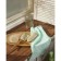 Trick Lovelife Square 30x60 cm, tire mint color, 100% cotton, 360 g/m2