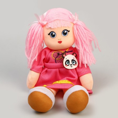 Doll "Masha", with a brooch, 30 cm-1