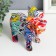 Souvenir Polystone "Pig with Wings" graffiti mix 8.5x18x13 cm