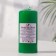 Candle - cylinder, 5x11.5 cm, 25 hours, 175 g, green