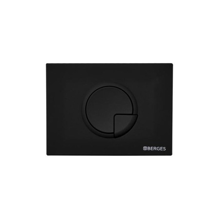 Berges Novum R5 control button for hidden installation systems, black