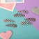 Invisibility for hair "Milan" (set of 10 pcs) flowers, 4.5 cm, black and white