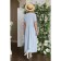 Women's dress, size 48, blue color
