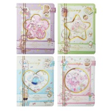 Notebook Gift, A6, 96 sheets, color block, with a curly knife, PVC cover, 3D, 