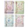 Notebook Gift, A6, 96 sheets, color block, with a curly knife, PVC cover, 3D, "Anime", mix