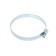 Chervyeric zein clamp, end-to-end carriage, diameter 78-101 mm, width 12.7mm, galvanized