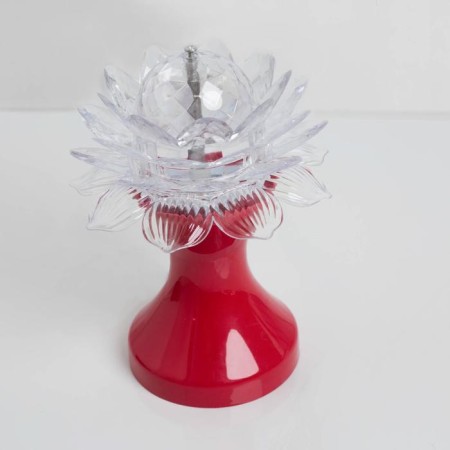 Light device "Flower" 12.5 cm, glow RGB, 220 V, red-1