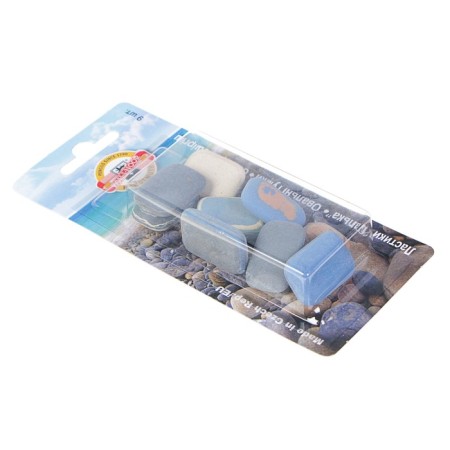 A set of erasers 9 pieces Koh-I-Noor 6510, oval, blister, mix-1