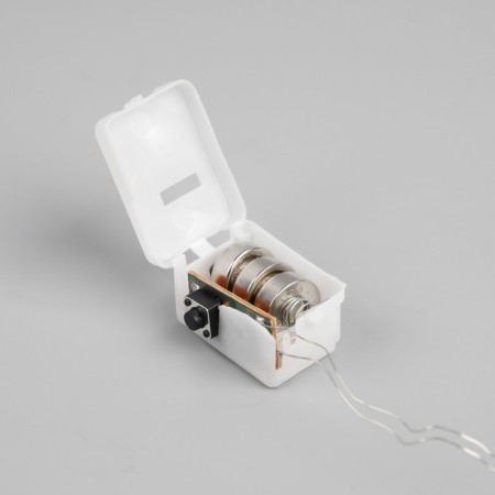 Set of garlands “Thread” 2 m Rosa, IP20, silver thread, 20 LED, glow of multi, 3 modes, AG13x3, 3 pcs.-2