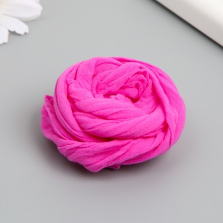 Kapron for flowers single -color "pink pastille" 50 cm-1
