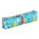 School Penal on the zipper Calligrata "Dinosaurs", Blue