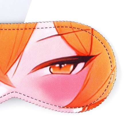 Mask for sleep "Mins", 19.3 x 9.5 cm, Orange color-2