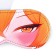Mask for sleep "Mins", 19.3 x 9.5 cm, Orange color