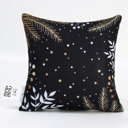 Antistress pillow is decorative “Happy New Year”, New Year's, fairy-tale forest, 21 x 21 cm.-2