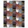 Pillow Roller "Colorious cats, decorative, size 16x45 cm