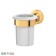 Holder with a glass, porcelain; Gold, 3SC