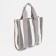 Bag-touut without fastening, gray color