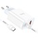 Network charger Hoco C97A, USB, Type-C, 20 W, Type-C-Type-C, 1 m, white