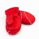 Mittens of winter children's minku, color red, rr 16 (18 cm)