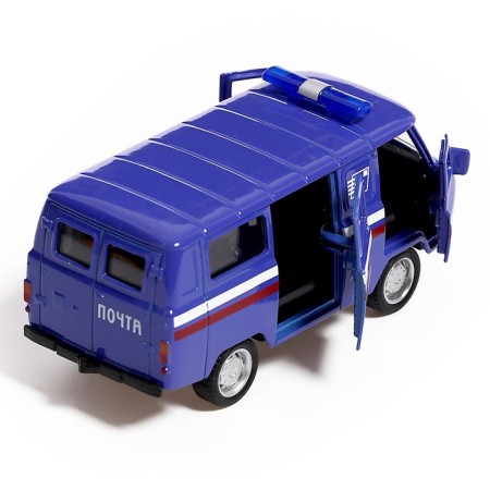 Metal machine "UAZ-3962. Children ", inertia, 1:43, mix-7