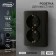 Double Luazon Lighting "Orion", 16 a, hidden, with salary, black