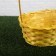 A set of baskets of woven, yellow, bamboo, 3 pcs.