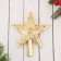 Tips "Star" patterns with confetti, 12x14 cm, gold