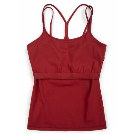 Shirt sports female, size m, burgundy color-4