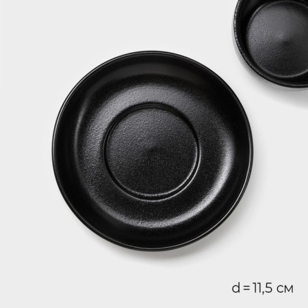 Ceramic coffee magistro Carbon Ceramic Ceramic, 4 items: a cup of 200 ml, a saucer d = 14.5 cm-2
