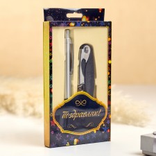 Gift set 2B1 (pen, opener-strap)