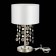 ST LUCE bedside lamp. SL1757.104.01. Katena. 1x40 W, E14, 26x26x44 cm, Nickel color