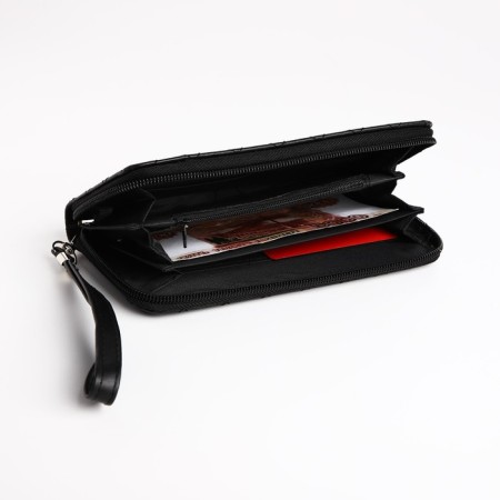 Women's wallet with lightning, black color-3