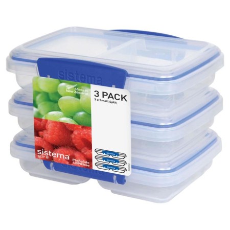 A set of two -section containers, 350 ml, 3 subjects, mix-2