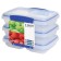 A set of two -section containers, 350 ml, 3 subjects, mix