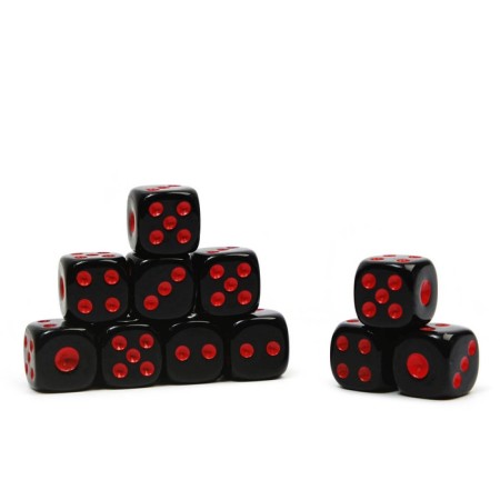 Playing bones 1.2 x 1.2 cm, packing 100 pcs