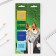 Magnetic bookmarks in a postcard, 4 pcs "Scientists' cats"