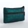 Women's wallet with lightning, green color